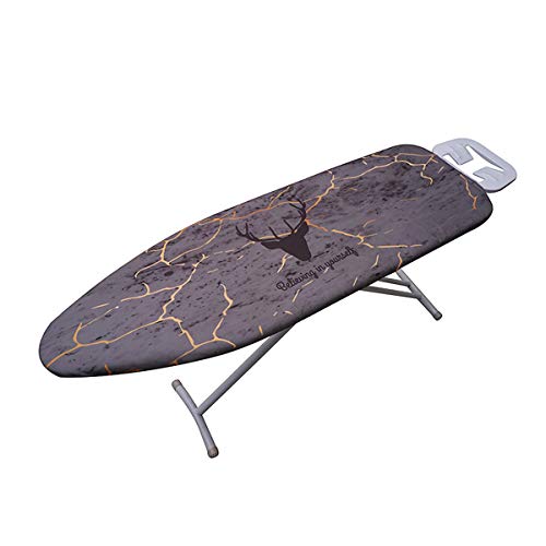 Ironing Board Cover, Thick Padding Heat Reflective Ironing Board Covers, Fits Large & Extra Large Size Iron Boards, 52 x 20 Inches - color: Marbling #1
