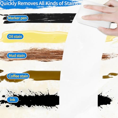 100-Pack Magic Cleaning Sponges Eraser, Multi-Functional Melamine Sponge Foam Cleaning Pads for Household Kitchen Bathroom Furniture Bathtub Sink Cleaning Kitchen Dish Sponge, 3.1"x1.9"x1.2" - size: 100 Count 8x5x3cm