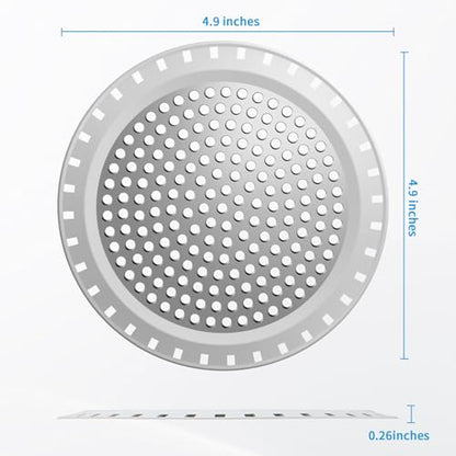 Shower Drain Hair Catcher,Aluvor Shower Drain Cover Bathtub Drain Strainer - color: Silver Gray