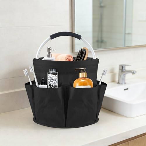 Cleaning Caddy with Handle, Foldable Cleaning Supply Organizer, Portable Cleaning Caddy for Home & Garden