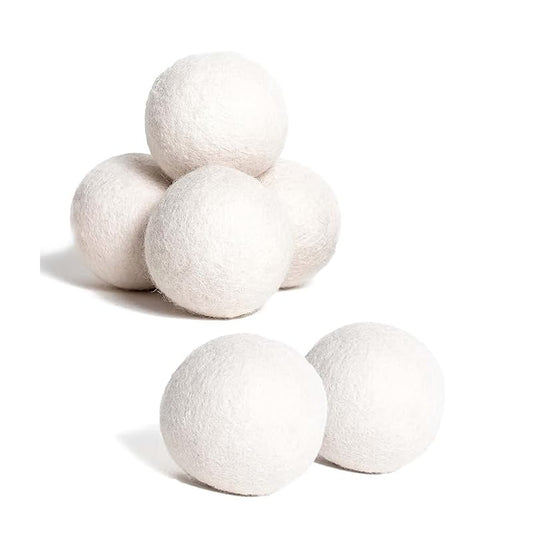 Wool Dryer Balls Laundry Reusable, Lint Remover Washing Balls Reusable Dryer Balls Pet Hair Dryer Ball Lint Remover for Laundry Pet Fur Remover for Laundry Bedding Clothes(Pack of 6) - color: Style-008
