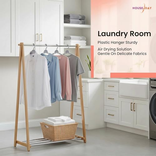 HOUSE DAY Extra Large Adjustable Hangers 4 Pack, Heavy Duty with 360° Hook