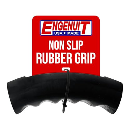 USA-Made Bucket Grip for 1-5 Gallon Buckets, Ergonomic, Durable Handle Grip for Heavy-Duty Buckets | Easy to Install, Comfortable for Gardening, Construction, DIY | Fits 5 Gal Handles - Pack of 1 - size: Pack of 1