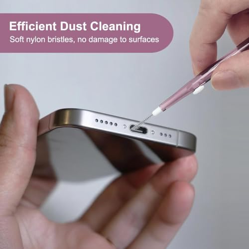10pcs Phone Cleaning Kit Dual Side Multifunction Tools for iPhone 17 Purple
