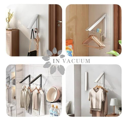 Clothes Drying Rack, Laundry Racks for Drying Clothes, Foldable Retractable - color: 1 Rack Black
