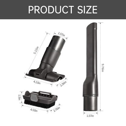 Upgraded Vacuum brush Attachment tool Compatible with Shark Navigator Lift-Away NV350 NV351 NV352 NV356E NV360 NV361 NV500 NV501 NV502 Series 2-in-1 Gap Tool Brush Removable Brush Replacement Parts