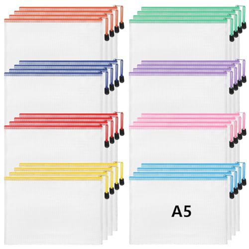 Jetec 32 Mesh Zipper Bags Bikini, Cute Color, 9 x 7 Inch, 32 Pcs - color: Cute Color, size: 9 x 7 Inch