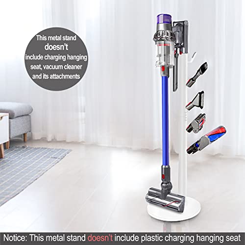 XIGOO Freestanding Vacuum Stand Holder with 5 Hooks - color: White, style: 5 Hooks