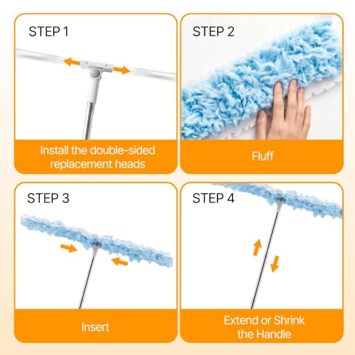 Heavy Duty Duster Refills for Swiffer Dusters, 30 Count