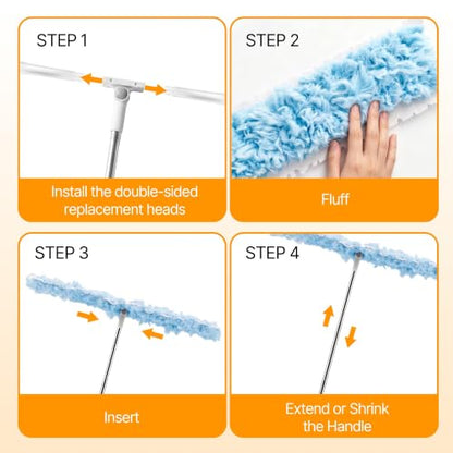 Heavy Duty Duster Refills for Swiffer Dusters, 30 Count