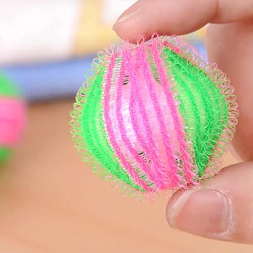 5 Pack Multicolor Hair Remover Laundry Balls, Reusable Pet Hair Catcher for Washing Machine and Dryer,for Clothing Dog Cat Pet Hair Remover for Laundry Lint Remover Washing Balls Dryer Balls