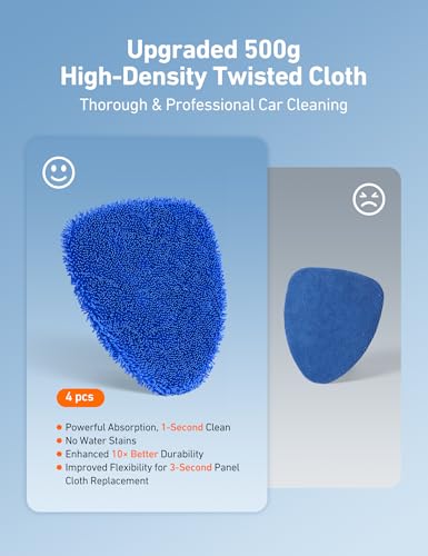 AstroAI 8pcs Windshield Cleaner Tool & Car Interior Detailing Kit - style: with 4 Detailing Brushes