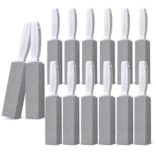 Emycool Pumice Stone Toilet Bowl Cleaner, 14 Pack Toilet Pumice Stone with Handle for Toilet Cleaning, Bathtubs, Sinks, Swimming Pools, Grills - color: 14 Pack