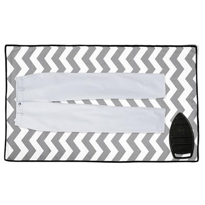Encasa XO Ironing Mat, Heat Resistant Pad 48"x28" Zig Zag - color: Zig Zag, size: Large