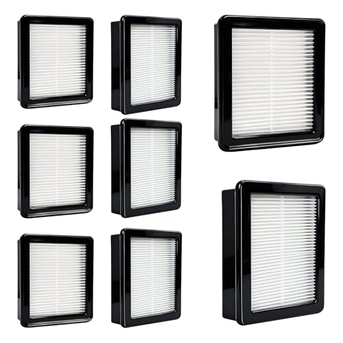 8 Pcs 107315 HEPA Filter Compatible with ProTeam Coach Pro 10 - size: 8
