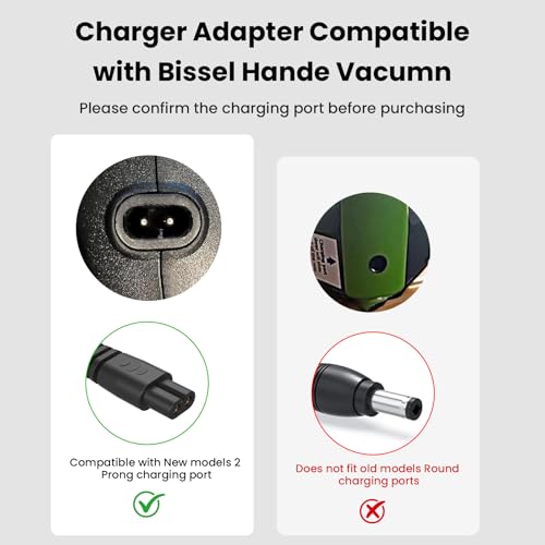 Replacement Charger for Bissell Pet Hair Eraser Vacuum 2390 Series