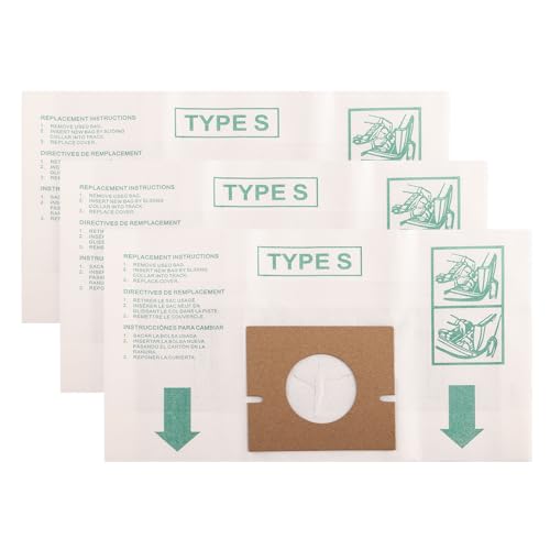 4010064 Vacuum Cleaner Bags for Canister Vacs Compatible with Hoover