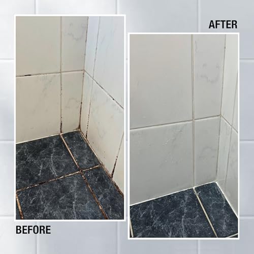 GlassGuard Miracle Mold Stain Remover Stain Gel Pack of 2 – Heavy Duty Cleaning Gel for Grouts, Ceramic, Glass, Silicone, Caulk & More – Washing Machine Cleaner Front Loader (300 ml / 10 oz) - size: 10 Fl Oz (Pack of 2)