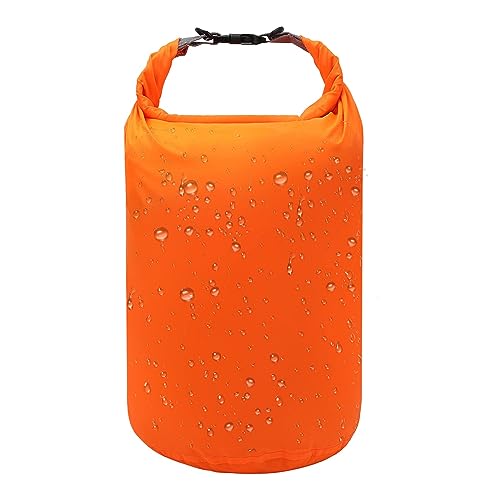 R2Depot Waterproof Dry Bag, 5L/10L/20L/40L/70L Dry Storage Bag for Kayaking, Gym, Hiking, Swimming (Orange, 20L) - color: Orange, size: 20L