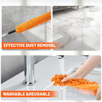 30ft High Reach Duster Kit with Extendable Pole,High Ceiling Duster Kit - size: 24 feet
