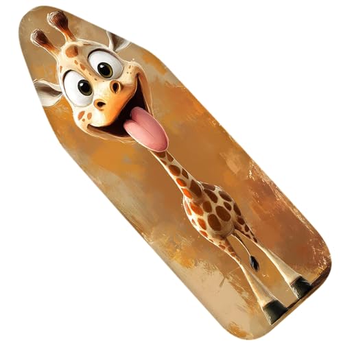 Nuxovilar Cartoon Giraffe Ironing Board Cover 15x54 Inches Polyester - color: Ytt02370