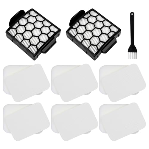 Filter Replacement for Shark ZU102, ZU100, ZU60, ZU62 Upright Vacuum - color: ZU102 2+6 Black