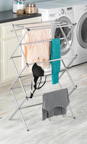 Whitmor Folding Drying Rack - color: 28"l X 15"w X 42"h, size: Large