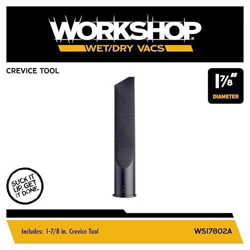WORKSHOP Wet/Dry Vacs WS17802A 1-7/8-in. Crevice Tool Vacuum Attachment - size: 1-7/8"