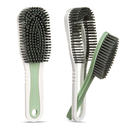 Shoe Cleaning Brush Laundry Brush,Comfort Grip Soft Scrub Brushes for Household Use,Detachable Dual-Use Cleaning Brush Tool - for Clothes Shoes Bathroom