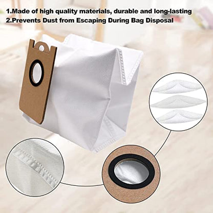 Dust Bags for iHome AutoVac Nova Self Empty Robot Vacuum Replacement Parts
