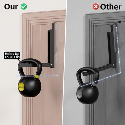 Over the Door Hanger, 2 Pack Foldable Over Door Drying Rack for Laundry - color: Black