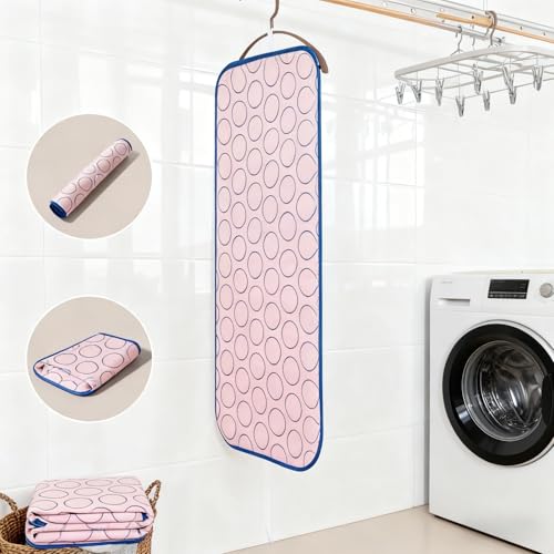 Portable Ironing Mat Blanket Heat Resistant Tabletop Ironing Pad for Countertop, Washer or Dryer, Foldable Travel Ironing Board Alternative for Small Spaces and Iron Anywhere Use