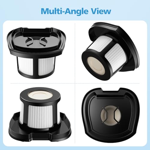 4 Pack 2284W 2390A Vacuum Filter for Bissell Pet Hair Eraser Hand Vacuum