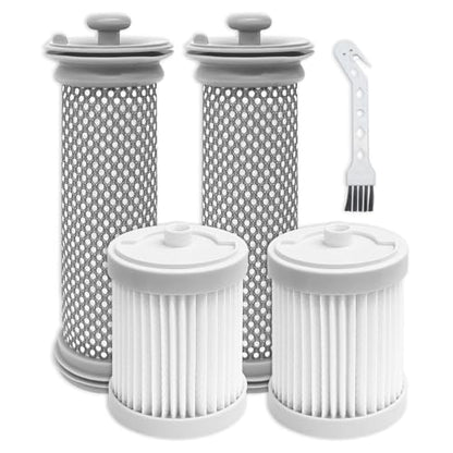 Replacement Filter Compatible with Tineco A10 / A11 / PURE ONE S11 - size: 2 Pre-filters + 2 Post-filters