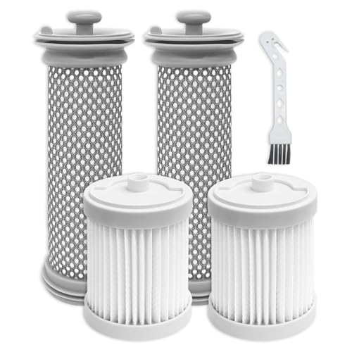 Replacement Filter Compatible with Tineco A10 / A11 / PURE ONE S11 - size: 2 Pre-filters + 2 Post-filters