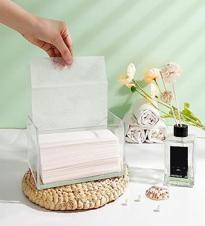 rejomiik Large Dryer Sheet Holder, Dryer Sheet Dispenser with Lid, Clear - color: Clear, size: Large