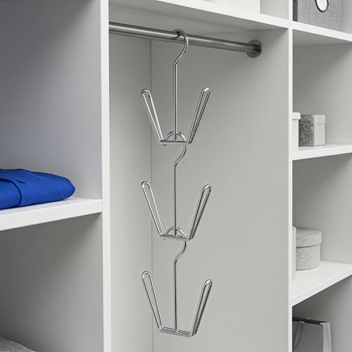 4pc Durable Stainless Steel Shoe Rack Hanger - Space-Saving Metal Storage Hook for Coats, Hats & Slippers, Perfect for Indoor & Outdoor Use