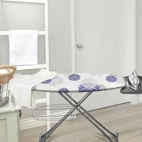 SheeChung Ironing Board Cover and Pad 18"x49",Wide Ironing Board Cover - color: Dahlia, size: 49"L x 18"W