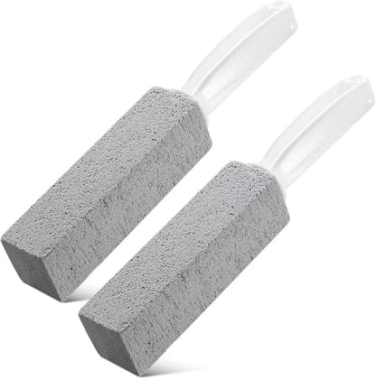 Bexter 2-Pack Value Toilet Bowl Pumice Cleaner with Handle – Removes Hard Water Rings, Stains & Limescale – Multi-Surface Bathroom Cleaning Stone for Sink, Pool, Tile