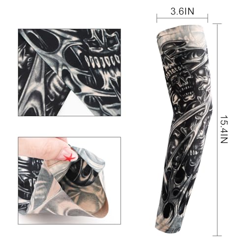 YARIEW Temporary Tattoo Sleeves for Men Arm Sleeves for Men Tattoo Sleeve - color: Multicolor-10