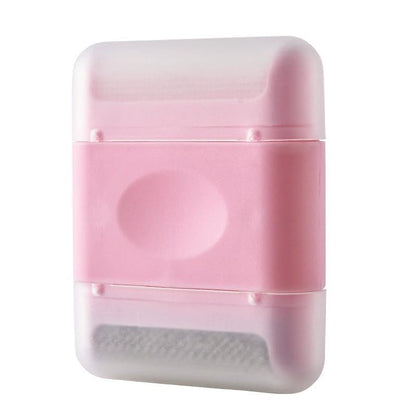 Hair Remover Lint Catcher Portable Fabric Dehairer for Effortless Pet Hair and Fuzz Removal from Clothes (Pink)