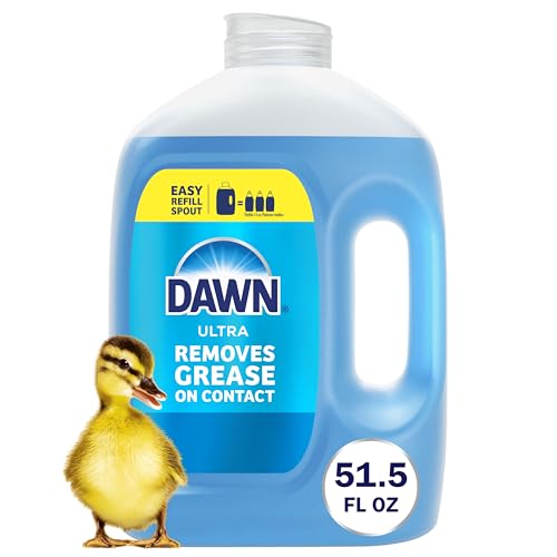 Dawn Ultra Dish Soap Refill Jug, Large Size Original Blue Liquid Dishwashing Detergent, Powerful Dish Soap for Grease, 51.5 oz - size: 51.5 Fl Oz (Pack of 1)