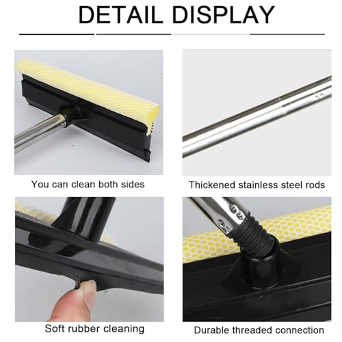 Window Cleaning Kit with 10L Collapsible Bucket - color: Gray