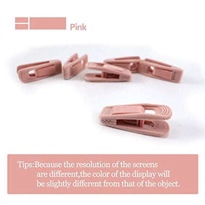 Velvet Hangers Clips for Thin Hangers(20 Pcs, Light Pink) - size: 20pc