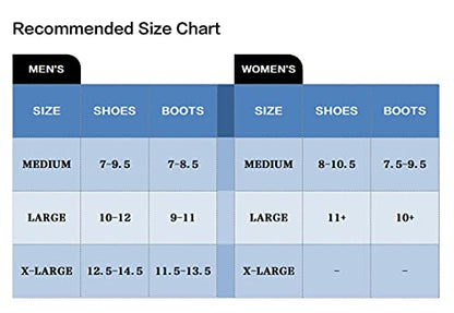 Reusable Boot & Shoe Covers, Washable, Non-Slip, 2 Pairs, Medium - color: Blue, size: Medium