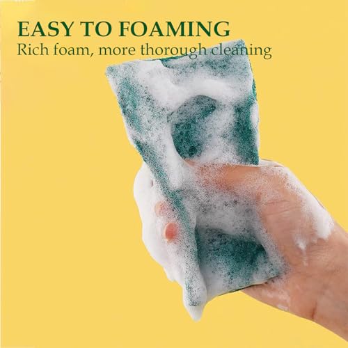 Heavy Duty Scrubbing Pads for Cleaning 6 x 4 x 0.31inch Dish Scrubber Pads Reusable Household Green Scrubbing Pads,Scotch Brite Pads, for Dishes, Kitchen Scrubbers & Metal Grills (25Pcs) - size: 25pcs
