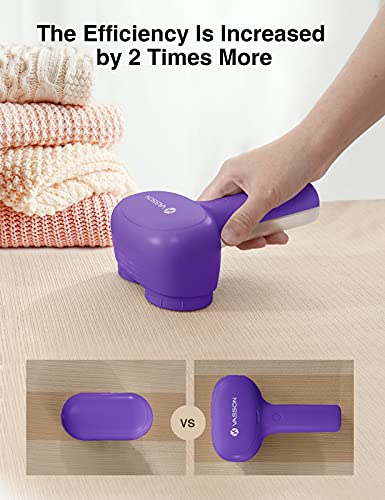 VASSON Fabric Shaver, Sweater Depiller & Pilling Remover - color: Purple