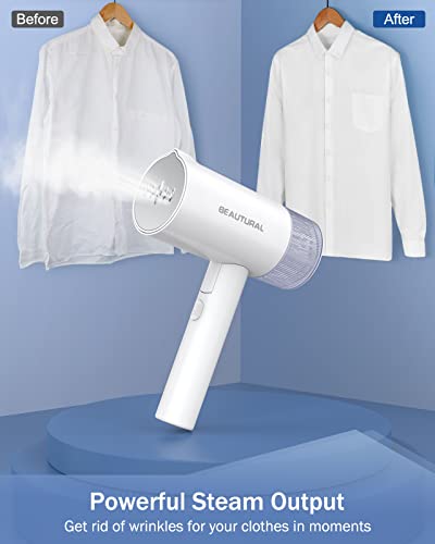 BEAUTURAL Steamer for Clothes and Fabric Shaver