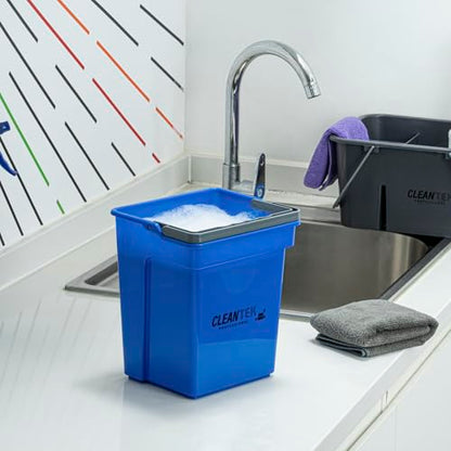 Restaurantware 4 qt Blue Cleaning Bucket - color: Blue, size: 4 Quarts