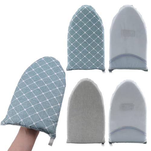 2pcs Garment Steamer Ironing Glove with Finger Loop,Anti Steam Heat Resistant Glove Garments Steamer Mitt, Clothing Steamers Accessories for Clothes